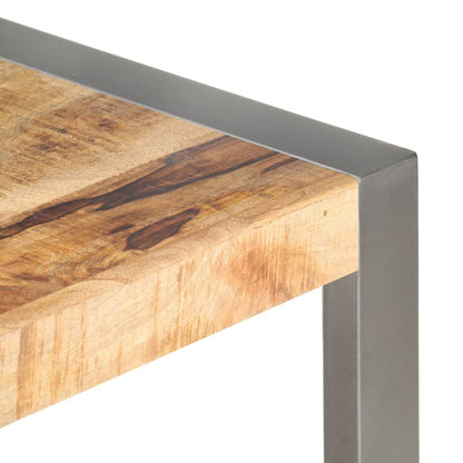 Mesa De Centro Madera De Mango Rugosa 110x60x40 Cm_2