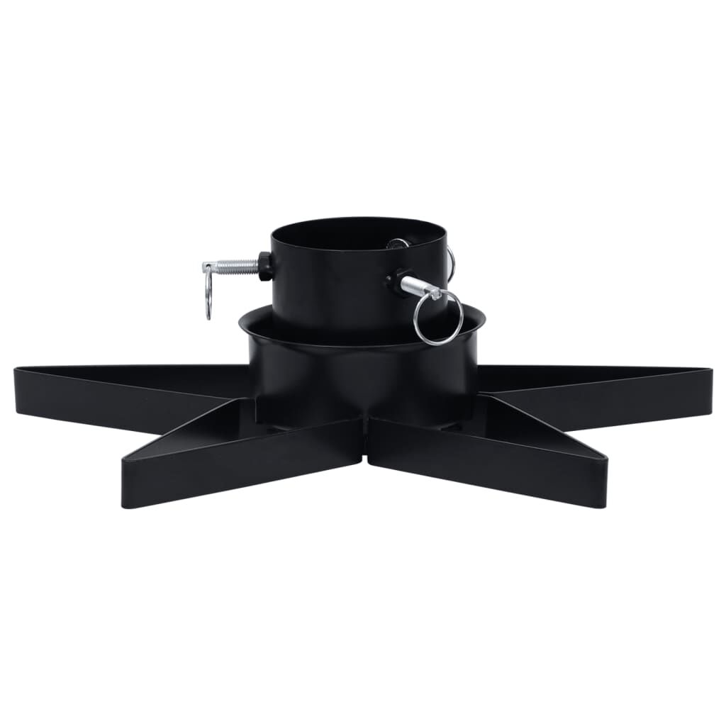 Vidaxl Soporte Para Árbol De Navidad Negro 47x47x13,5 Cm_3