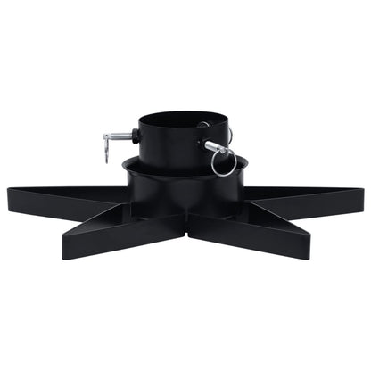 Vidaxl Soporte Para Árbol De Navidad Negro 47x47x13,5 Cm_3