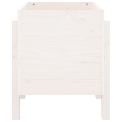 Jardinera De Madera Maciza De Pino Blanco 62x50x57 Cm_4