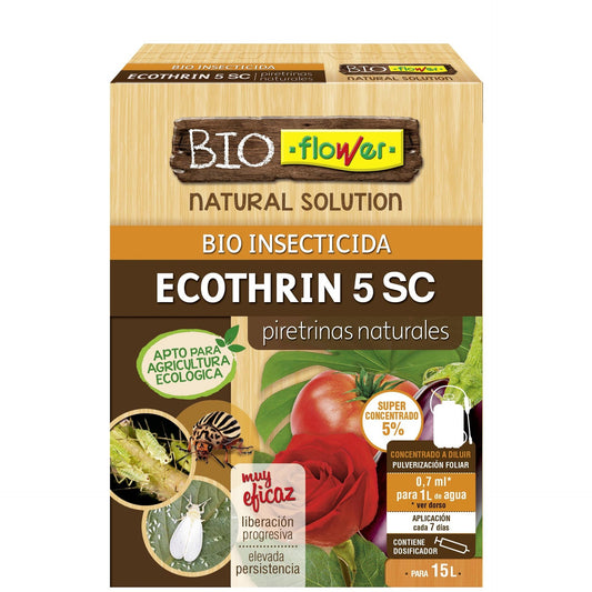 Bio Insecticida Ecothrin concentrao BioFlower 10 ml Concentrado
