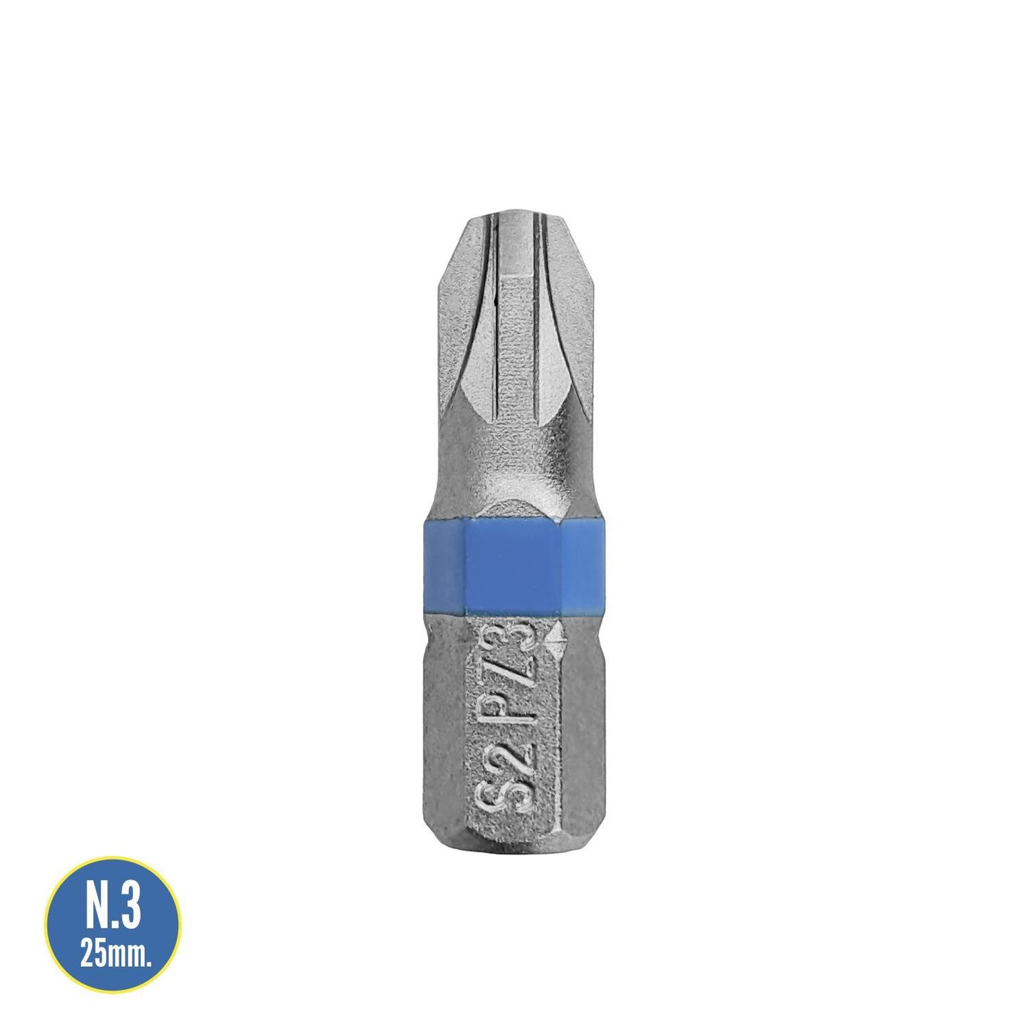 Puntas Destornillador Pozidriv Nº 3 (2 Piezas). Acero S2 Al Cromo Vanadio. Puntas Hexagonales, Destorpuntas,