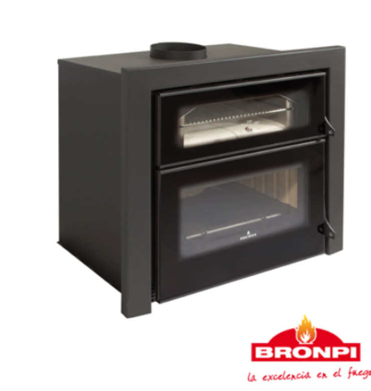 BRICOSOL HORNO DE LEÑA INSERTABLE FUNDICIÓN BRONPI MODELO EVEREST VISION_2