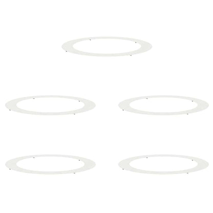 Adecuado Para Anillos De Árbol Plano 5 Pcs Ø90 / 120 Cm Acero_0