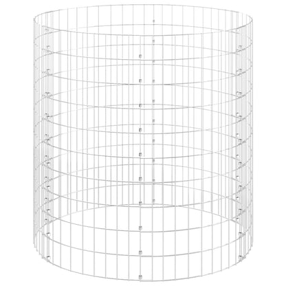Poste Circular De Gaviones Acero Galvanizado Ø100x100 Cm / Vetonek_4