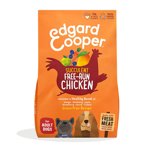 Pienso para perros Pollo de corral Edgard & Cooper 1 kg