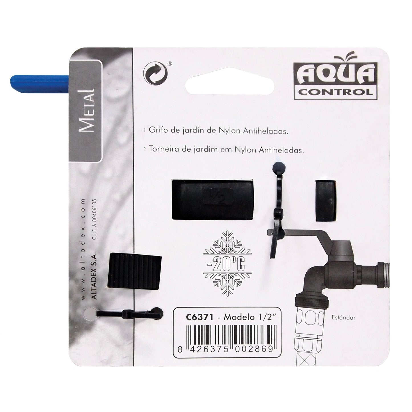 Grifo de jardín antiheladas Aqua Control 3/4"