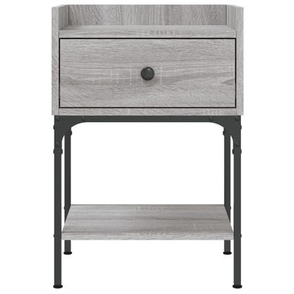Mesitas Noche 2 Uds Madera Ingeniería Gris Sonoma 40,5x31x60 Cm_4