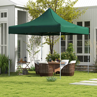 Outsunny Techo De Repuesto Para Carpa Plegable 3x3 M Impermeable Verde Oscuro_1