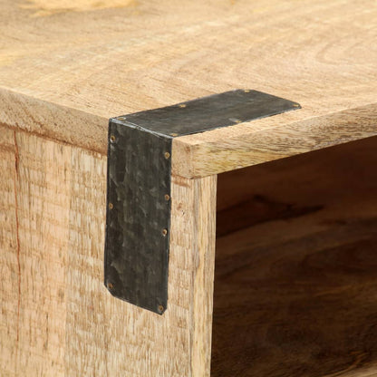 Mesa Consola De Madera Maciza De Mango Rugosa 115x30x76 Cm_3