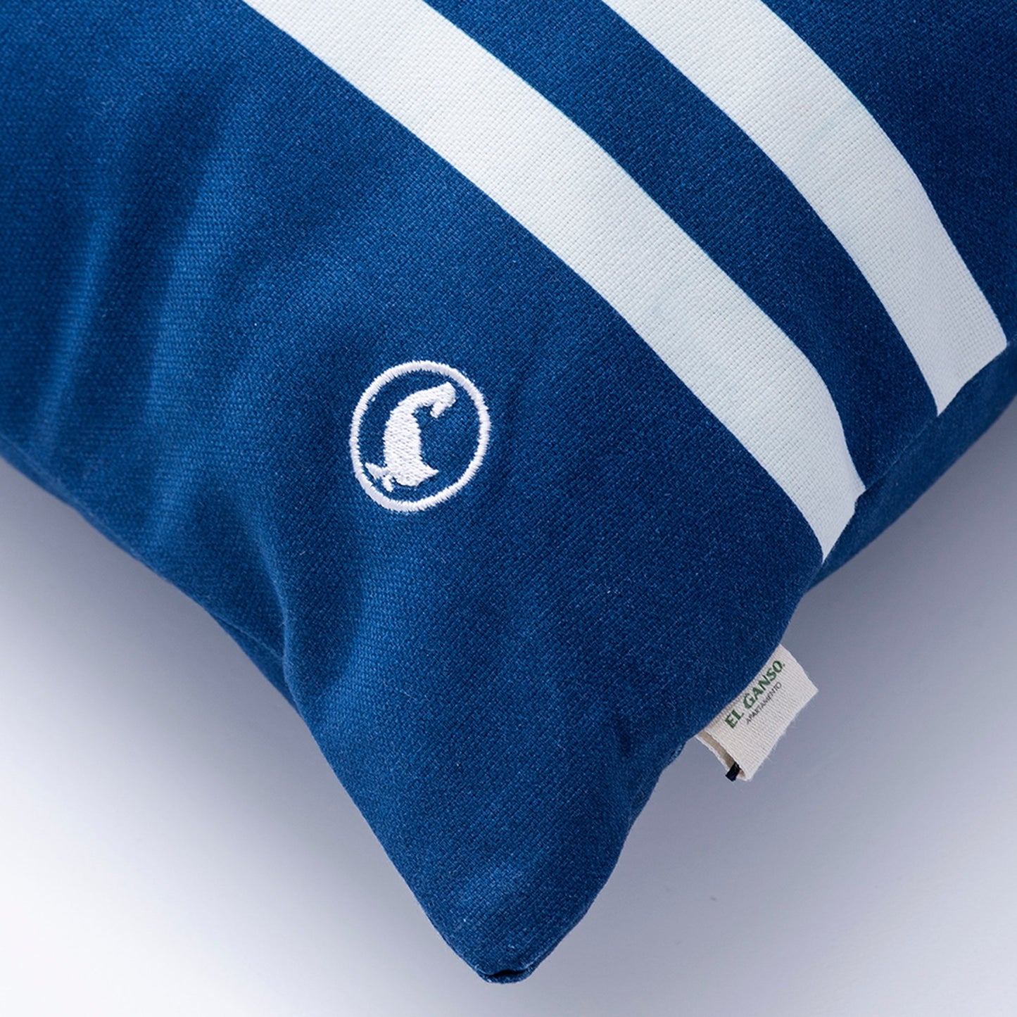 Funda De Cojín 40x40cm 100% Algodón 300gsm Color Azul Marino El Ganso