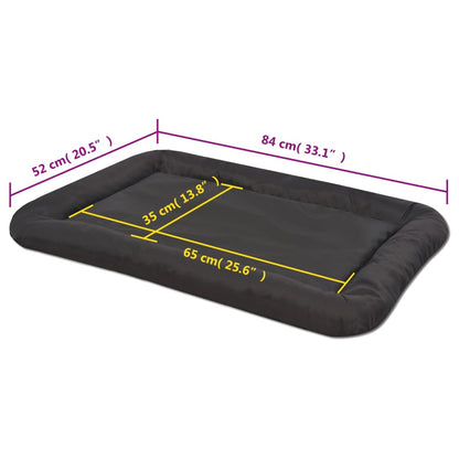 Vidaxl Colchón Para Perro Tamaño Xl Negro_4