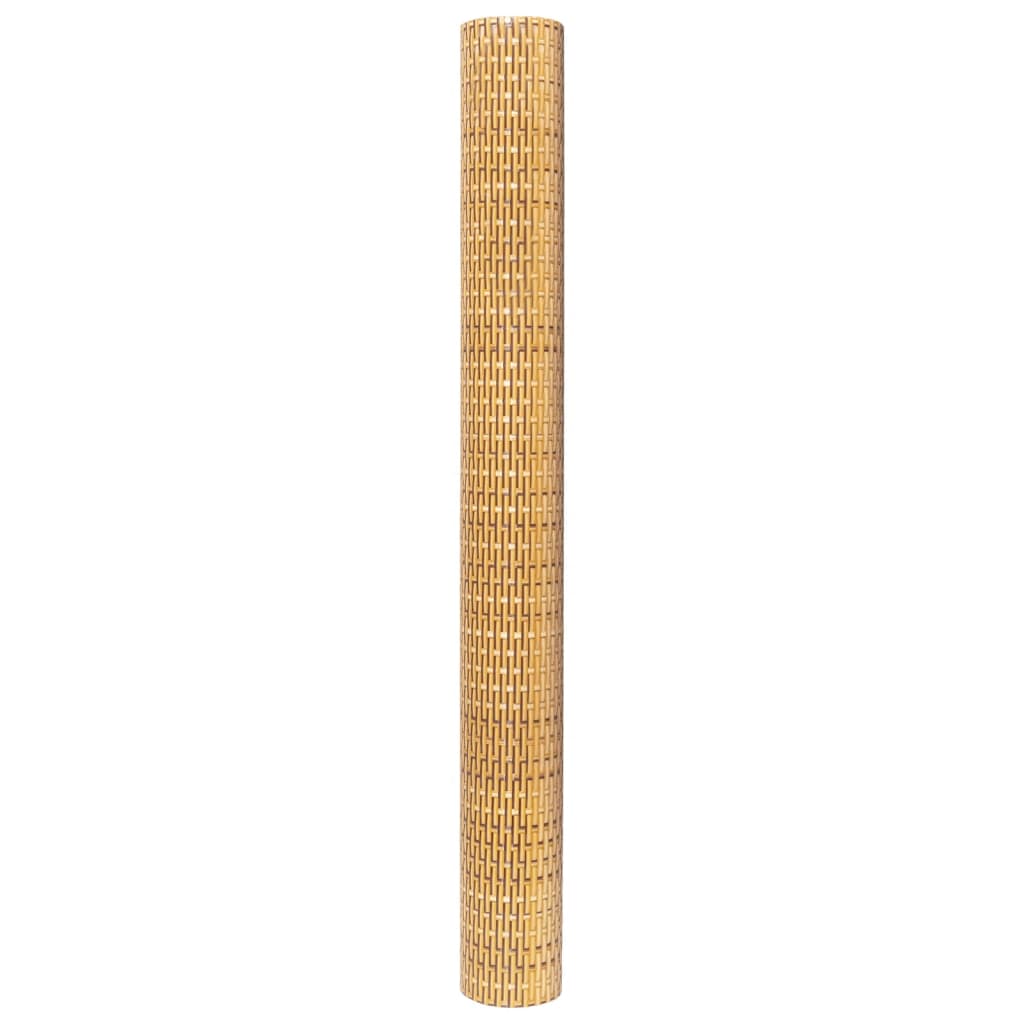 Toldo Para Balcón Ratán Sintético Marrón Claro 400x100 Cm / Vetonek_0