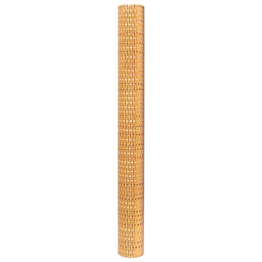 Toldo Para Balcón Ratán Sintético Marrón Claro 400x100 Cm / Vetonek_0