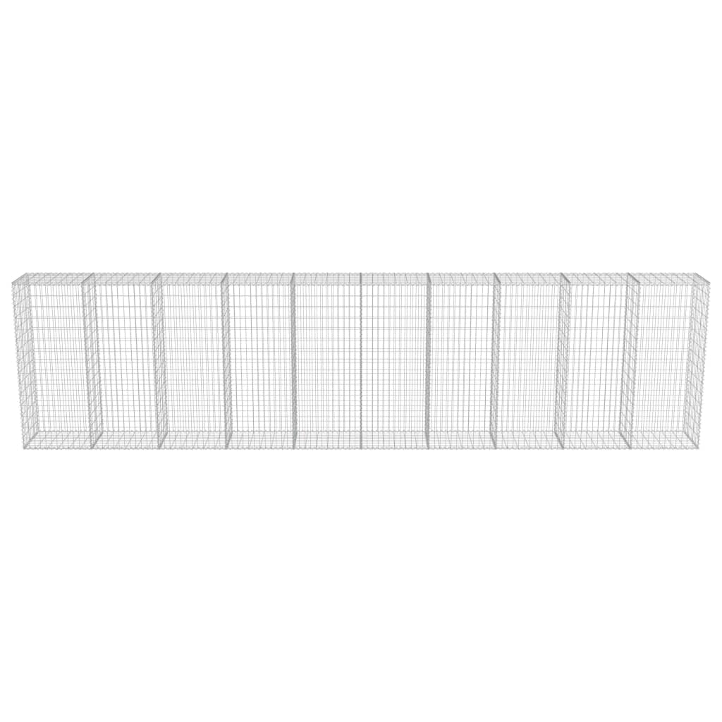 Muro De Gaviones Con Cubiertas Acero Galvanizado 600x50x150 Cm / Vetonek_1