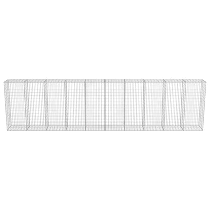 Muro De Gaviones Con Cubiertas Acero Galvanizado 600x50x150 Cm / Vetonek_1