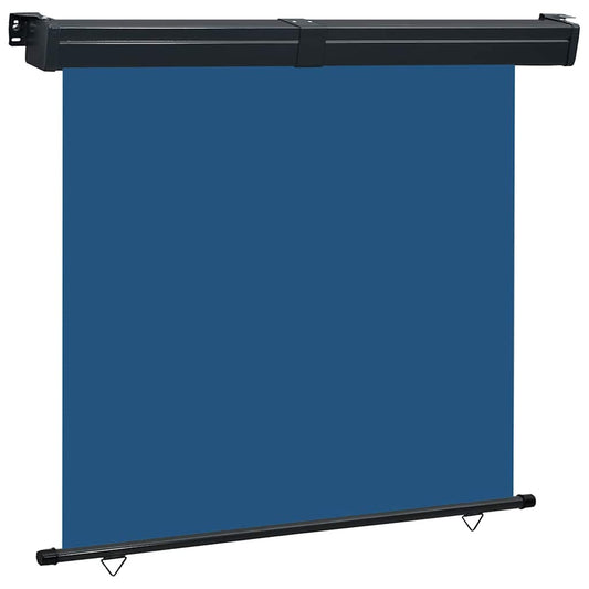 Vidaxl Toldo Lateral De Balcón Azul 165x250 Cm_0