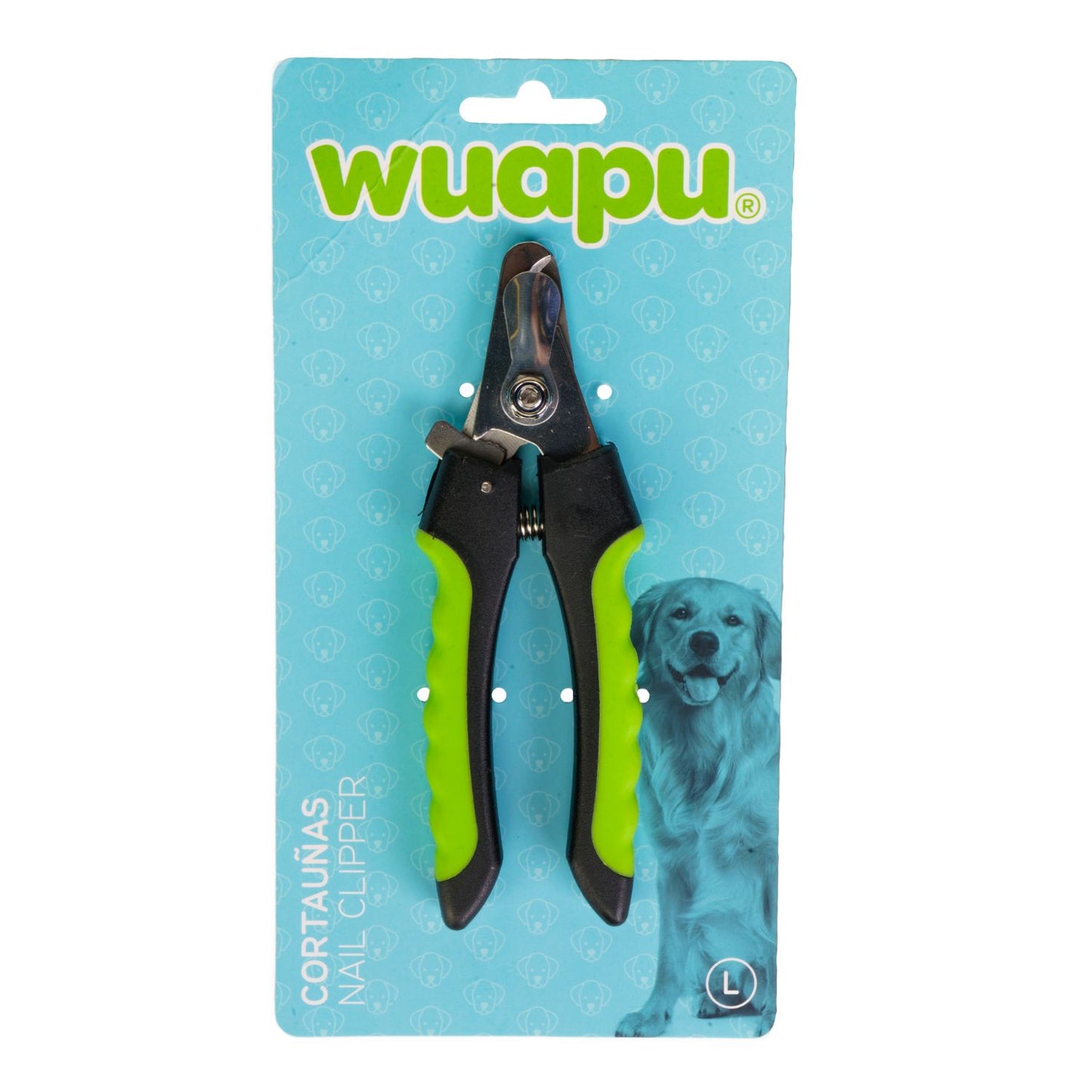 Cortauñas Talla L Para Perro Mediano Y Grande Con Tope De Seguridad Wuapu, Con Diseño Ergonómico