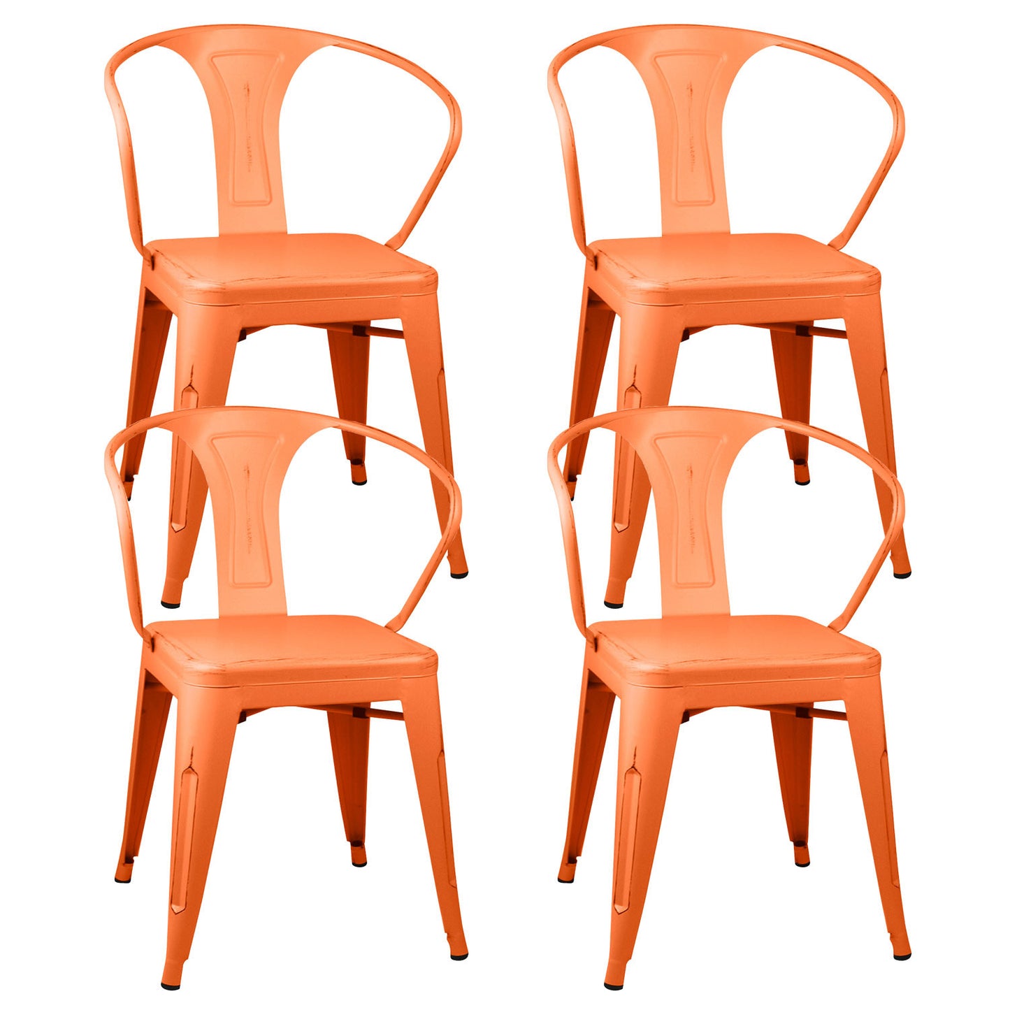 Pack 4 Sillas De Comedor Strong Vintage 53x45x80cm Thinia Home_0
