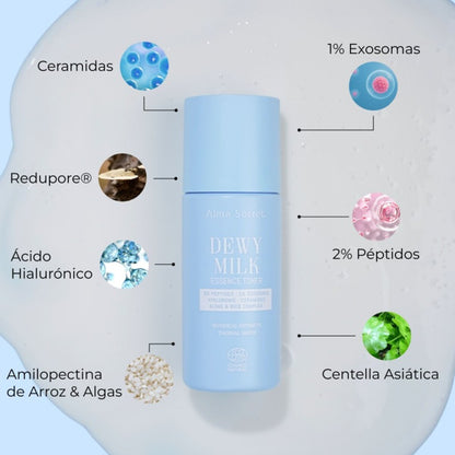 Dewy Milk Essence Toner, Alma secret, 125 ml