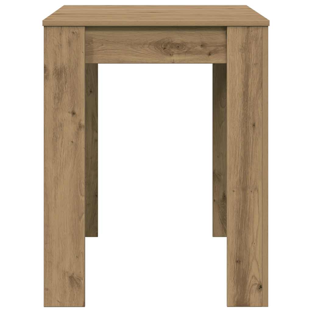 Mesa De Comedor Roble Artesano 120x60x76cm Madera Reconstituida_4