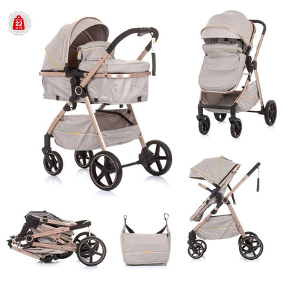 Carrito De Bebé Duo Convertible Misty Hasta 22 Kg Sand_0