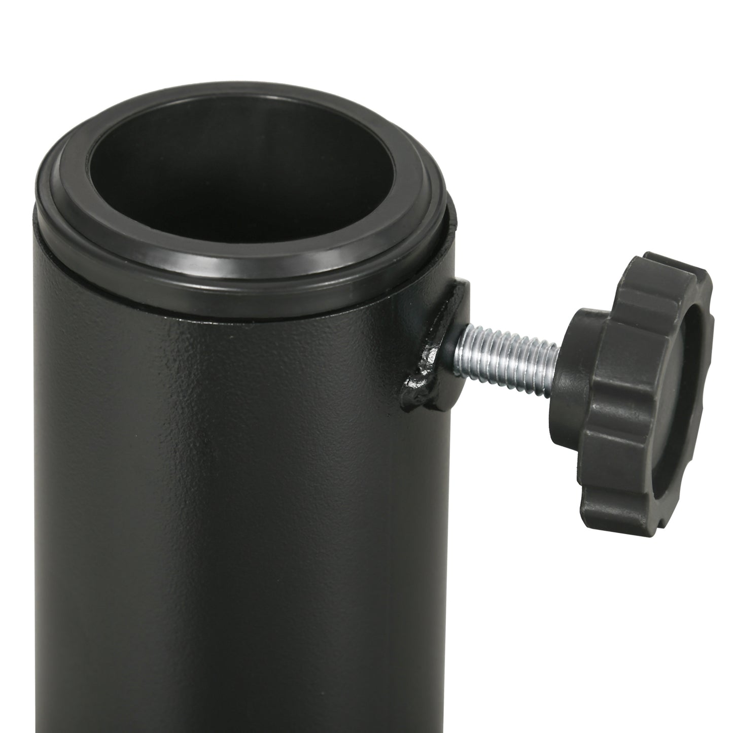 Outsunny Base De Sombrilla Redonda Con Relleno De Cemento Peso 9,5 Kg Negro_3
