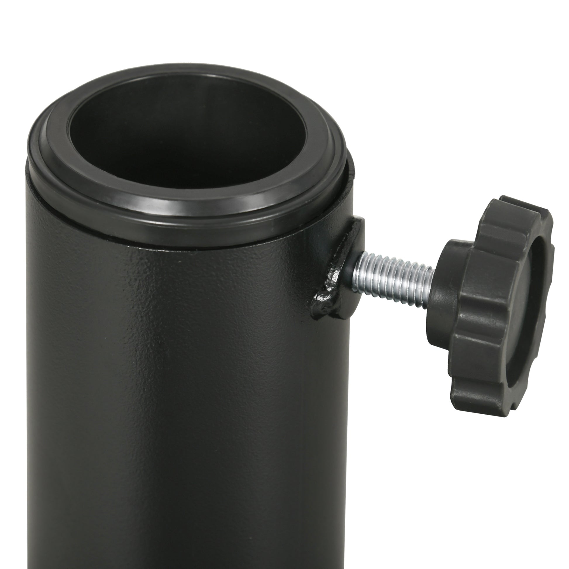 Outsunny Base De Sombrilla Redonda Con Relleno De Cemento Peso 9,5 Kg Negro_3