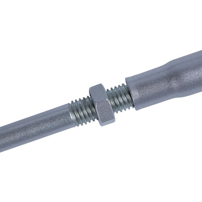 Cierra Puertas Con Retenedor Fuerza 4. Color Plata (puertas 90/120 Cm.)