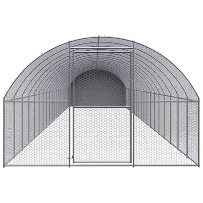 Vidaxl Gallinero De Exterior De Acero Galvanizado 3x20x2 M_1