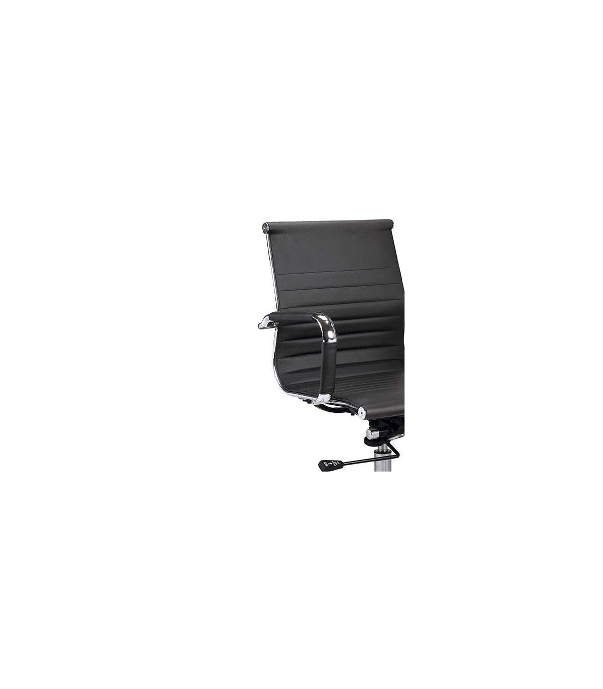 Silla Despacho Giratoria Elevable Acabado Negro, 90-97cm(alto) 58cm(ancho) 64cm(largo)._3