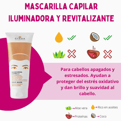 Mascarilla Capilar Iluminadora Y Revitalizante Color Vibes Gyada 200ml_1