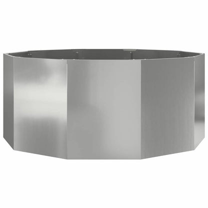 Jardinera Plateado 120 X 120 X 50 Cm Acero Galvanizado_4