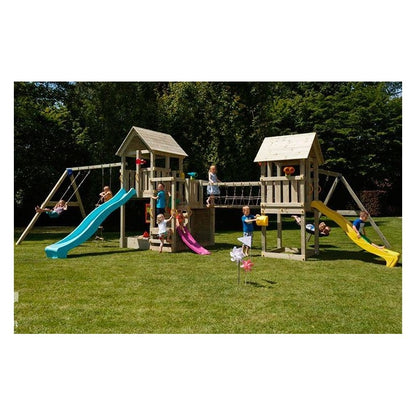 Parque Infantil Masgames Himalaya Puente @bridge: Madera Con Cuerdas.