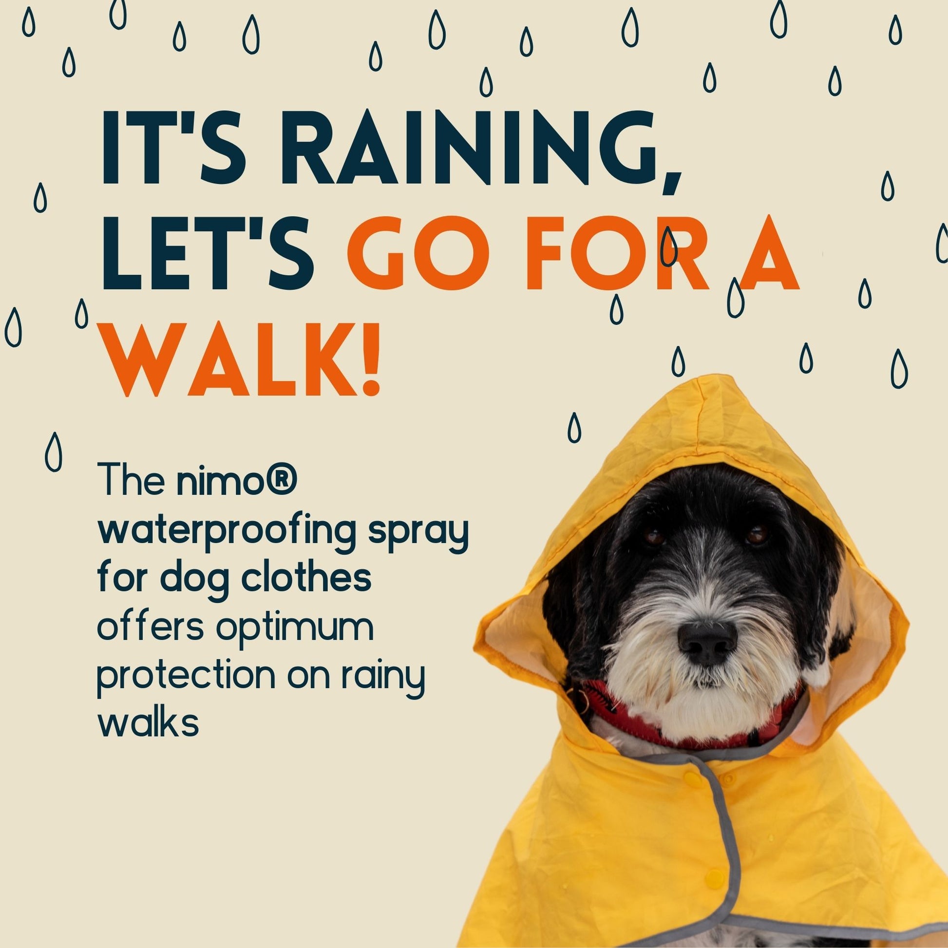 Spray Impermeabilizante Para Ropa De Perro - Nimo - 250 Ml_1