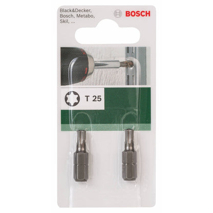Pack de 2 puntas Bosch Torx T 25 25 mm