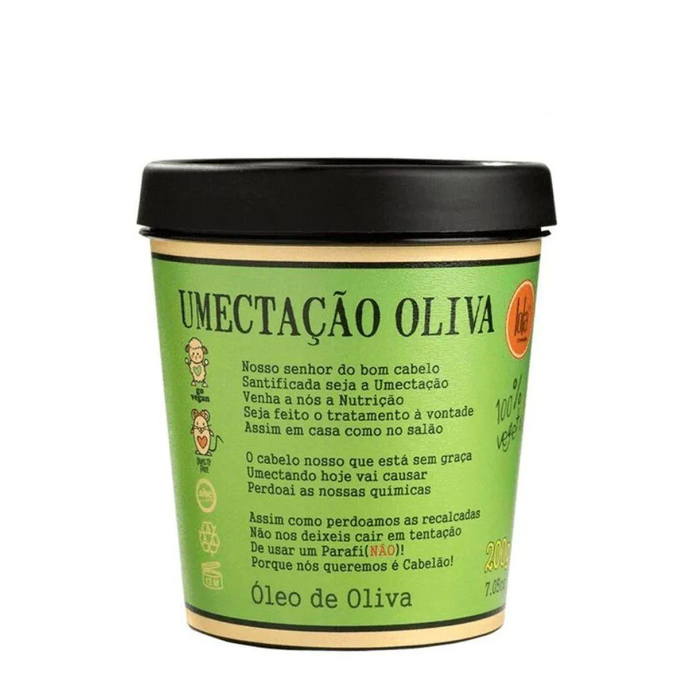 Mascarilla Reparadora Umectação Oliva Lola Cosmetics 200g_0