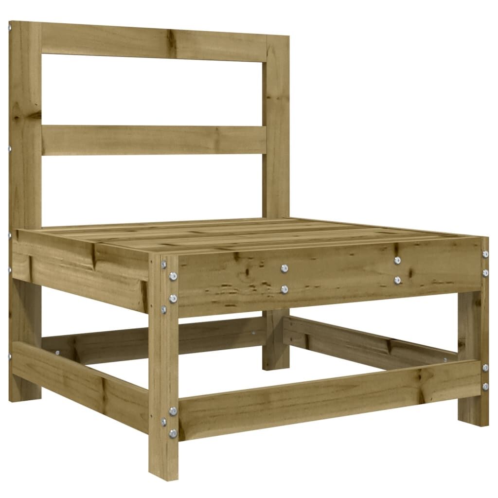 Vidaxl Juego De Sofás De Jardín 5 Piezas Madera De Pino Impregnada_3