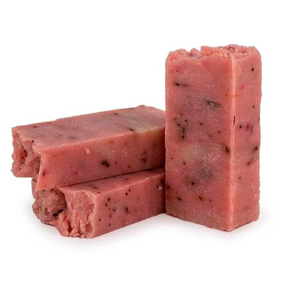 Pack 5 Jabón Natural Rosa Mosqueta - Para Todo Tipo De Piel - Hidrata Y Regenera Pieles Con Estrías, Manchas, Cicatrices_0