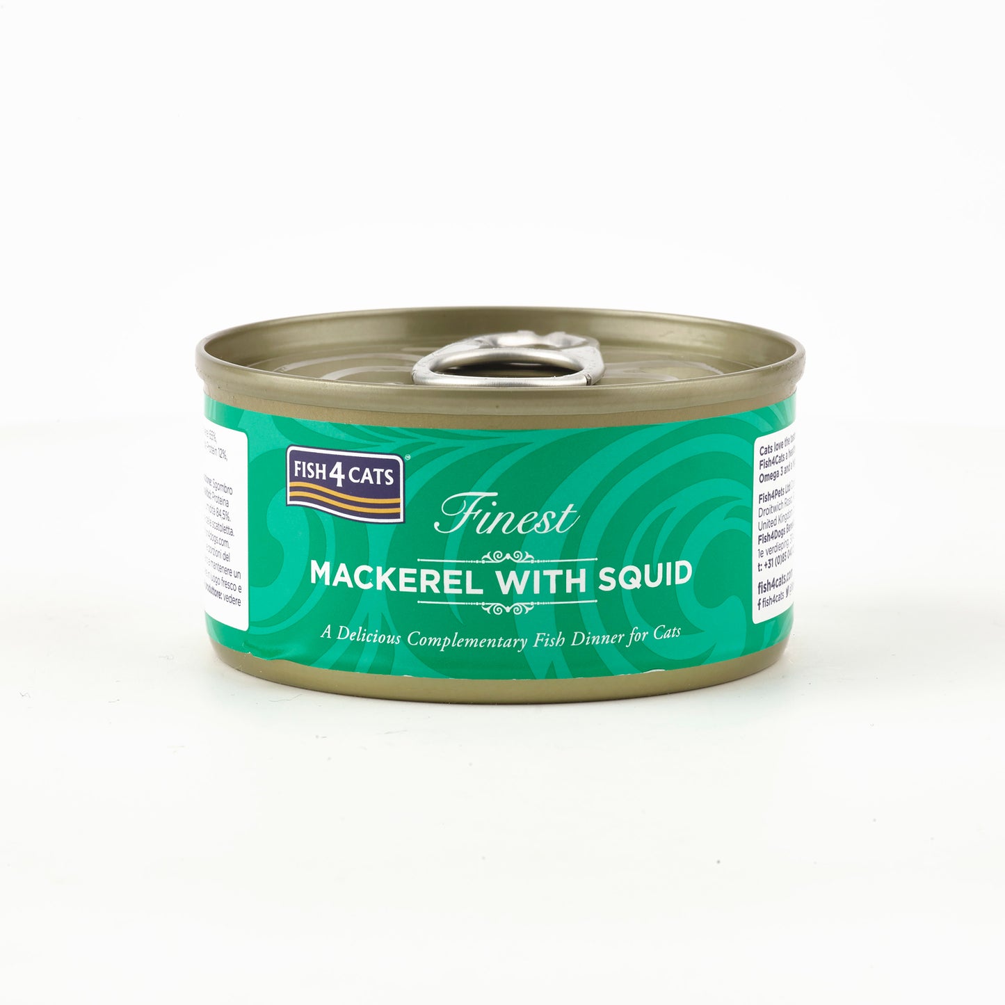 Fish4cats Filete Para Gato – Caballa Con Calamar 70 G (pack De 10)