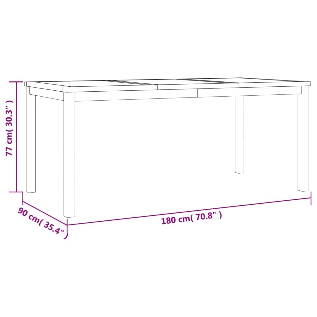 Vidaxl Juego De Comedor Para Jardín 5 Piezas Madera Maciza De Teca_2