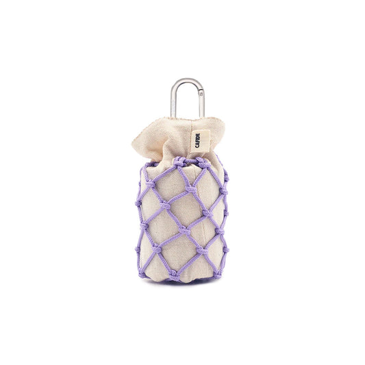 Cafide Portabolsas De Material Reciclado Violeta. Modelo Ona._0