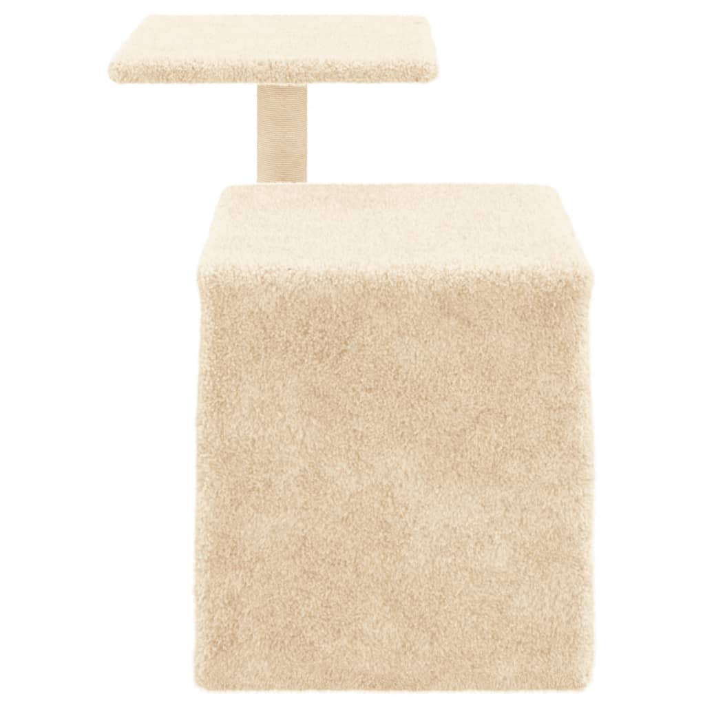 Vidaxl Rascador Para Gatos Con Postes De Sisal Color Crema 50,5 Cm_4