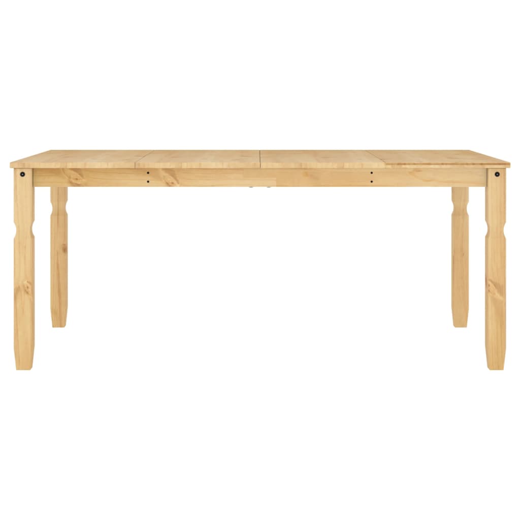 Mesa De Comedor Corona Madera Maciza De Pino 180x90x75 Cm_2