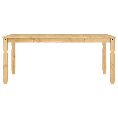 Mesa De Comedor Corona Madera Maciza De Pino 180x90x75 Cm_2