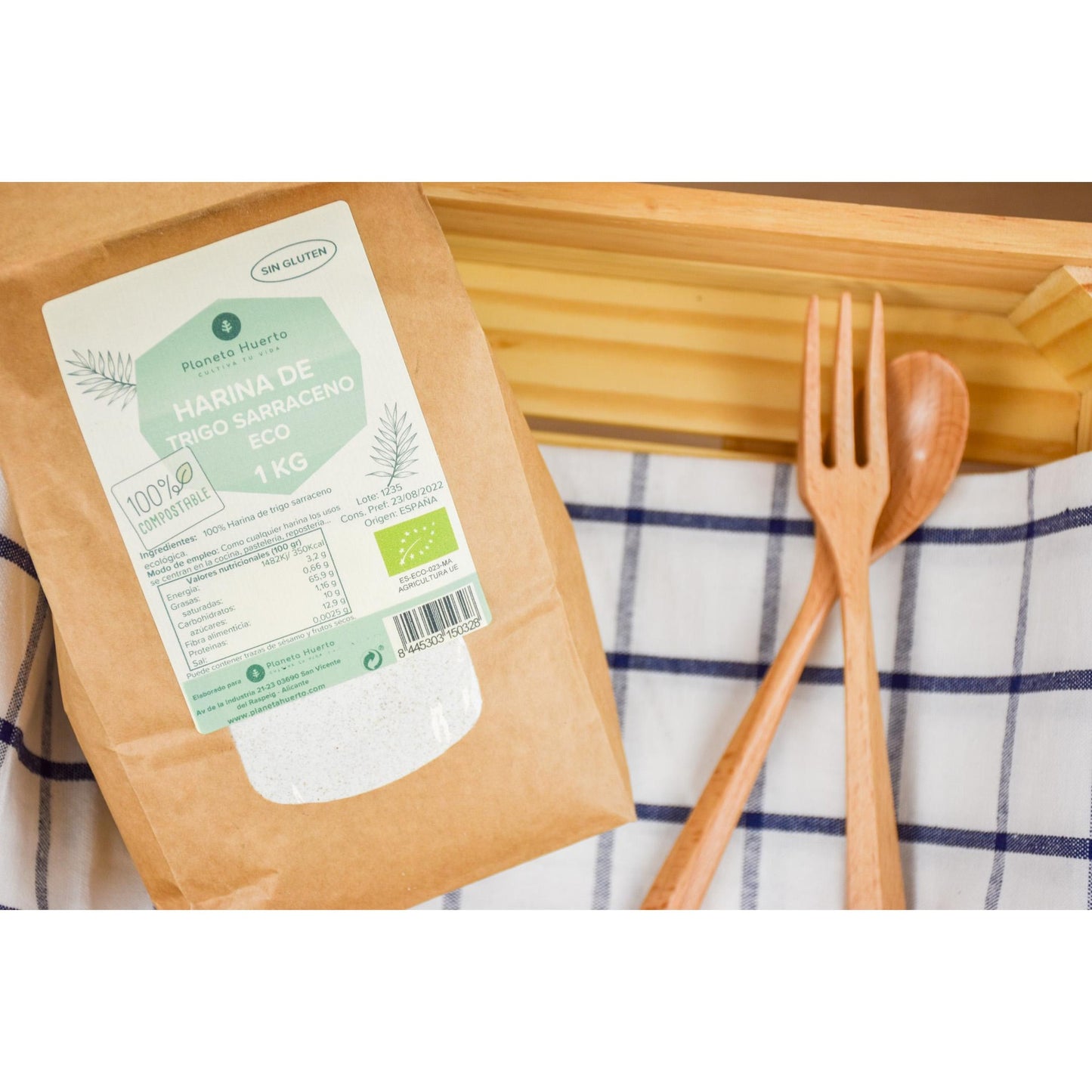 Harina de Trigo Sarraceno Sin Gluten ECO Planeta Huerto 1 kg