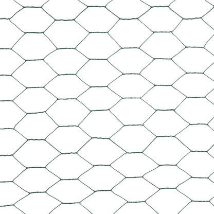Alambrada De Gallinero Acero Revestimiento Pvc Verde 25x1,5 M / Vetonek_3