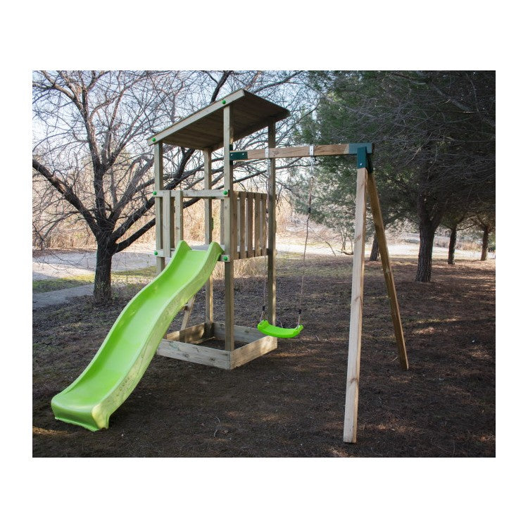 Parque Infantil Masgames Nautilus L Con Columpio Individual.