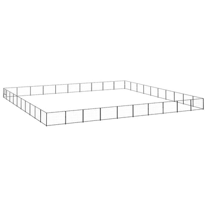 Perrera Acero 100 M² Negra_0
