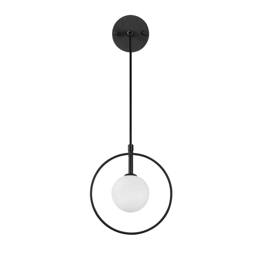Aplique De Pared, Metal , Negro, 21x15x40, Casquillo G9 Max 10 W_0